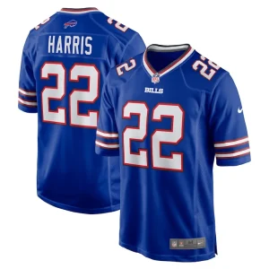 Damien harris buffalo bills nike game player jersey Royal