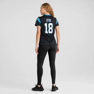Damiere byrd carolina panthers nike womens game player jersey Black 2XL