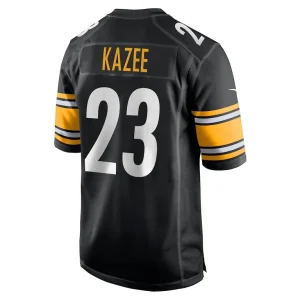 Damontae kazee pittsburgh steelers nike game jersey Black L