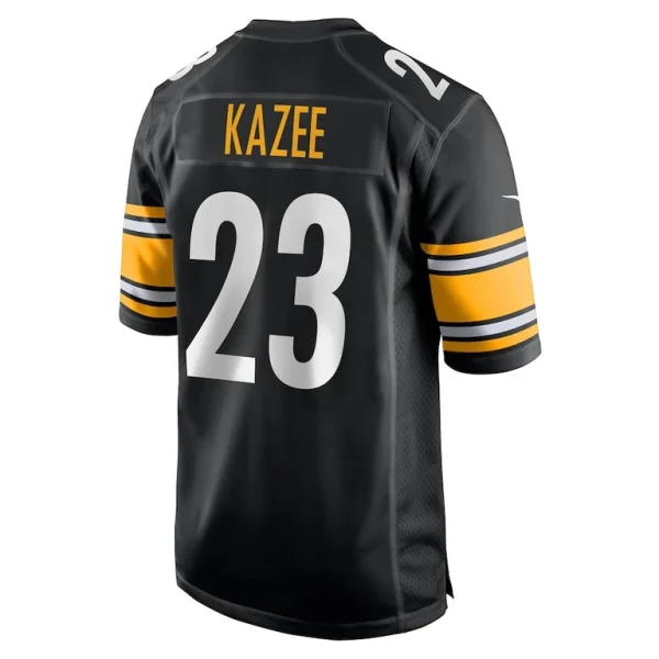 Damontae kazee pittsburgh steelers nike game jersey Black L