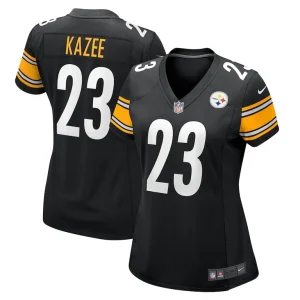 Damontae kazee pittsburgh steelers nike womens game jersey Black