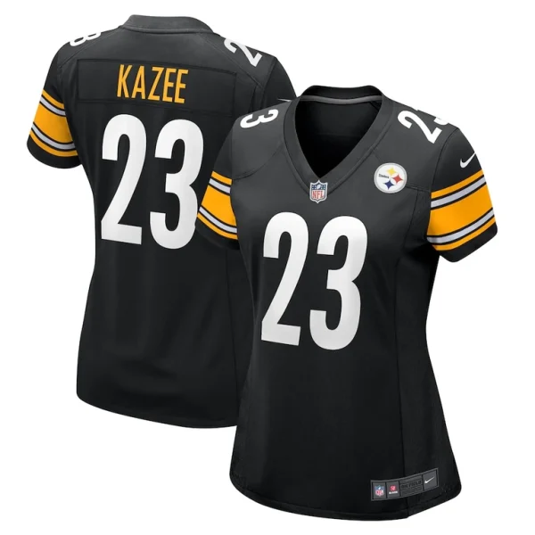 Damontae kazee pittsburgh steelers nike womens game jersey Black