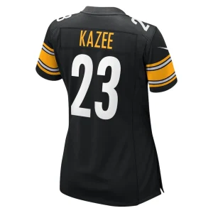 Damontae kazee pittsburgh steelers nike womens game jersey Black L