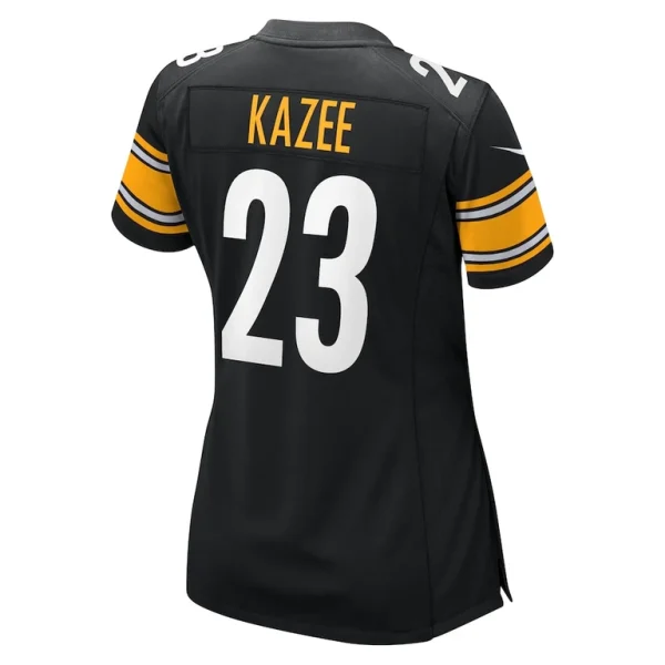 Damontae kazee pittsburgh steelers nike womens game jersey Black L