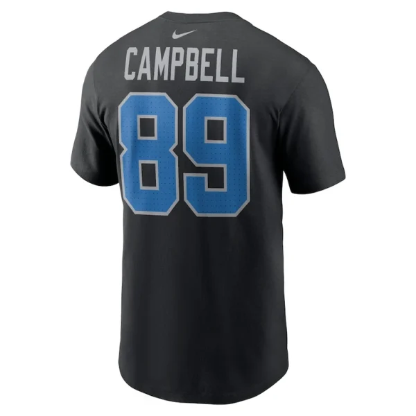 Dan campbell detroit lions nike retired player name number t shirt Black L