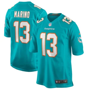 Dan marino miami dolphins nike game retired player jersey Aqua