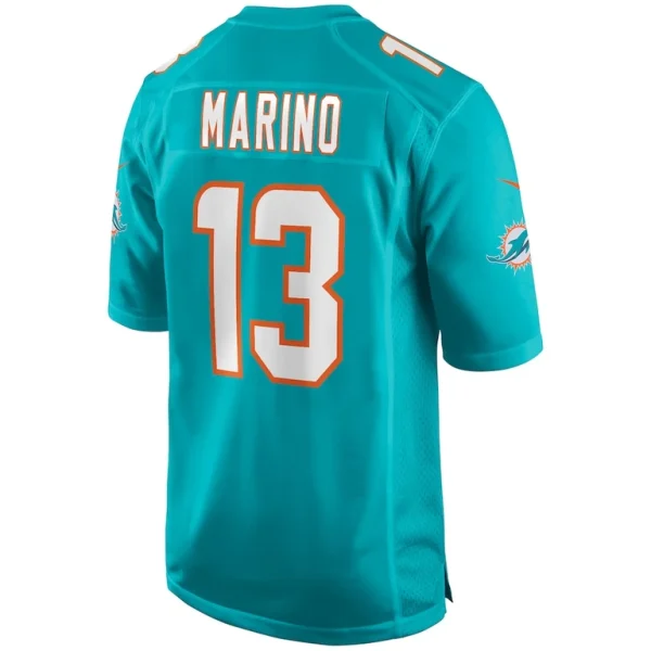 Dan marino miami dolphins nike game retired player jersey Aqua L