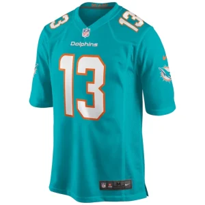 Dan marino miami dolphins nike game retired player jersey Aqua M