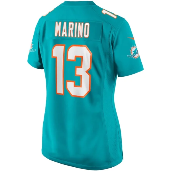 Dan marino miami dolphins nike womens game retired player jersey Aqua L