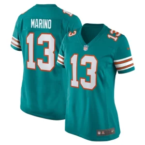 Dan marino miami dolphins nike womens retired player jersey Aqua