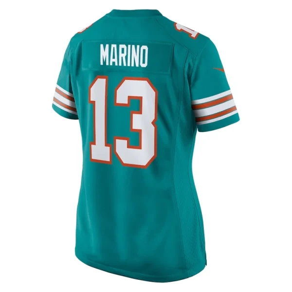 Dan marino miami dolphins nike womens retired player jersey Aqua L