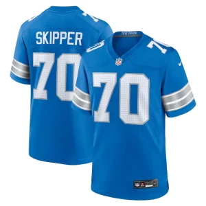 Dan skipper detroit lions nike team game jersey Blue