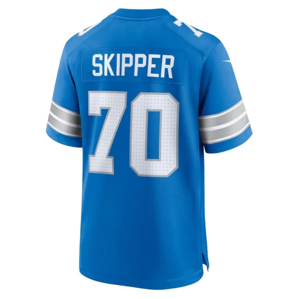 Dan skipper detroit lions nike team game jersey Blue L
