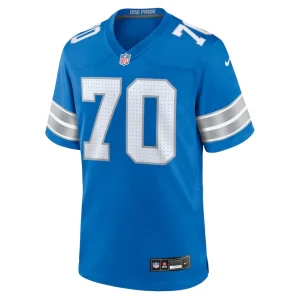 Dan skipper detroit lions nike team game jersey Blue M