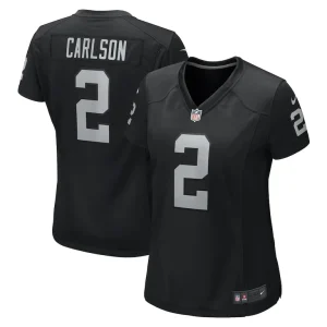 Daniel carlson las vegas raiders nike womens game jersey Black