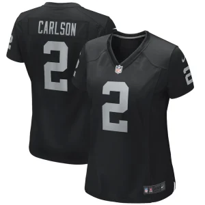 Daniel carlson las vegas raiders nike womens player game jersey Black