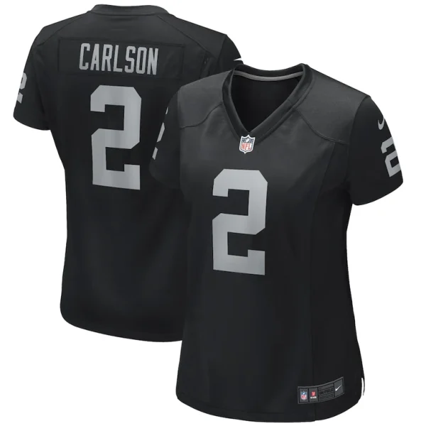 Daniel carlson las vegas raiders nike womens player game jersey Black