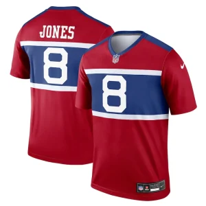 Daniel jones new york giants nike alternate legend player performance top Red