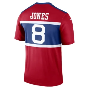Daniel jones new york giants nike alternate legend player performance top Red L