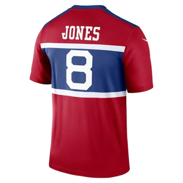 Daniel jones new york giants nike alternate legend player performance top Red L