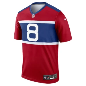 Daniel jones new york giants nike alternate legend player performance top Red M