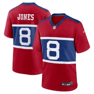 Daniel jones new york giants nike alternate player game jersey Century red