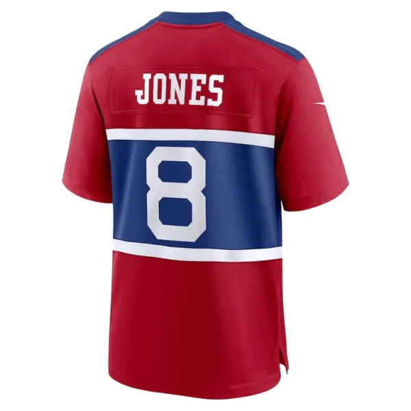 Daniel jones new york giants nike alternate player game jersey Century red L
