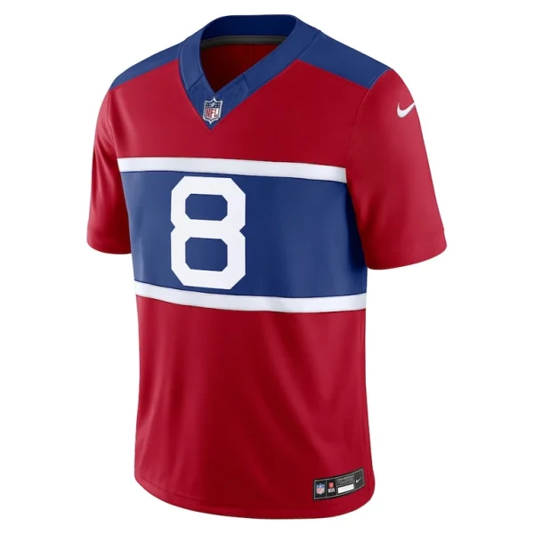 Daniel jones new york giants nike alternate vapor f.u.s.e. limited jersey Century red M