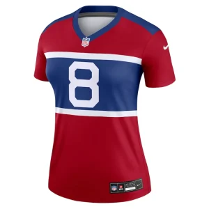 Daniel jones new york giants nike womens alternate legend player performance top Red M