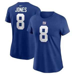 Daniel jones new york giants nike womens player name number t shirt Royal
