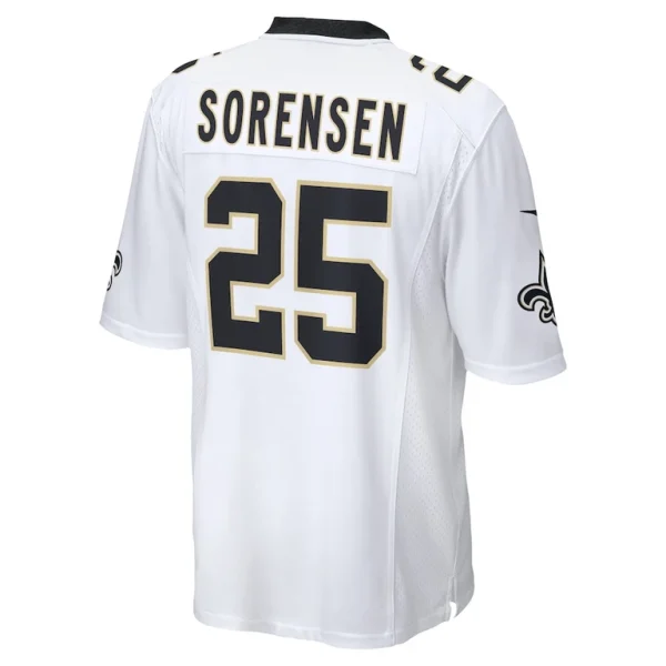 Daniel sorensen new orleans saints nike player game jersey White L