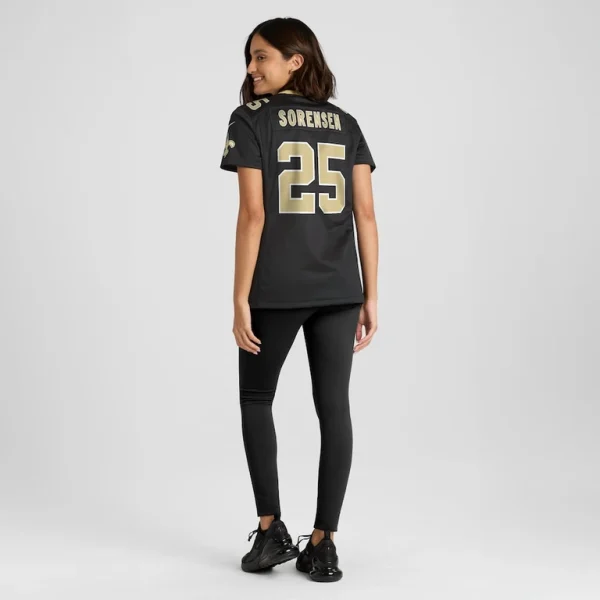 Daniel sorensen new orleans saints nike womens game player jersey Black 2XL
