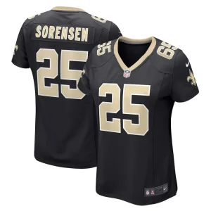 Daniel sorensen new orleans saints nike womens player game jersey Black