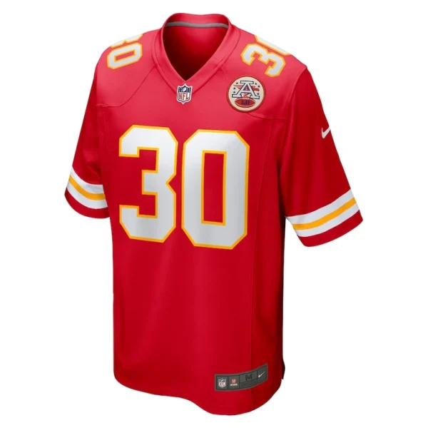 Darius rush kansas city chiefs nike team game jersey Red M