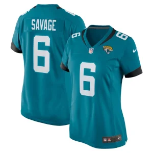 Darnell savage jacksonville jaguars nike womens team game jersey Teal
