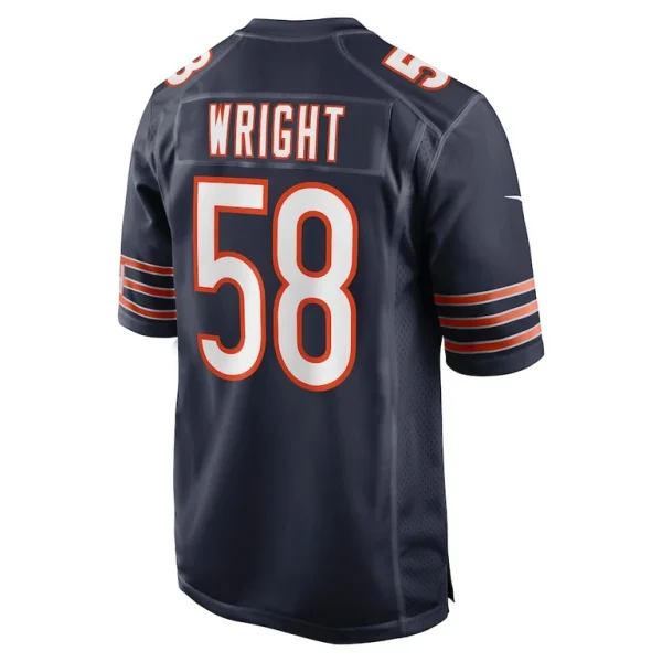 Darnell wright chicago bears nike game jersey Navy L