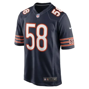Darnell wright chicago bears nike game jersey Navy M