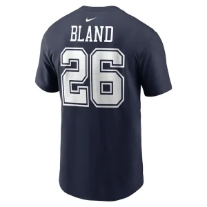 Daron bland dallas cowboys nike player name number t shirt Navy L