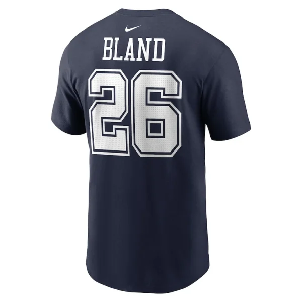 Daron bland dallas cowboys nike player name number t shirt Navy L