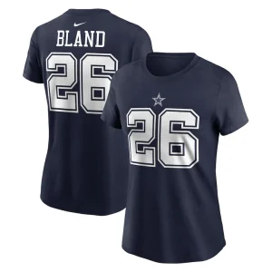 Daron bland dallas cowboys nike womens player name number t shirt Navy