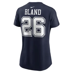Daron bland dallas cowboys nike womens player name number t shirt Navy L