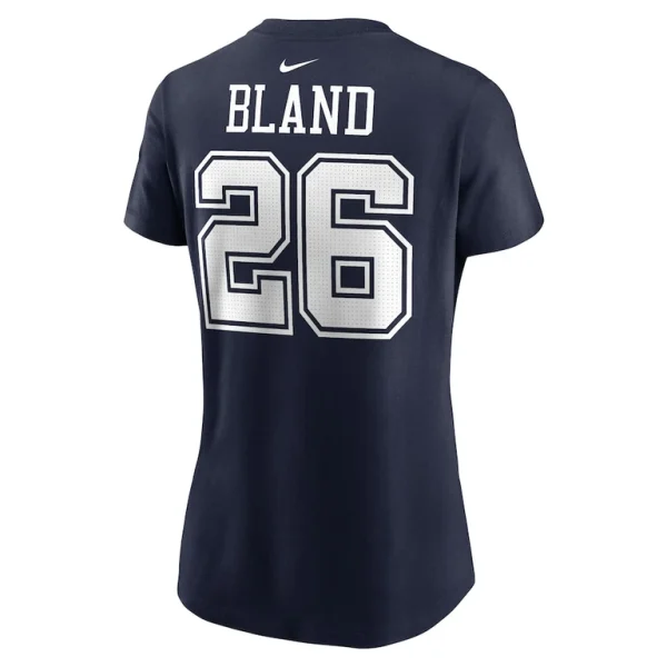 Daron bland dallas cowboys nike womens player name number t shirt Navy L