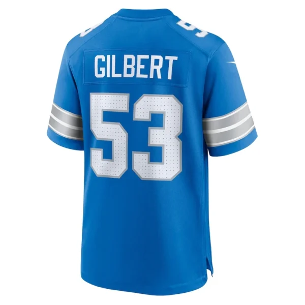 Daron gilbert detroit lions nike game jersey Blue L