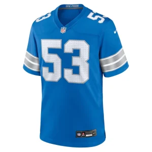 Daron gilbert detroit lions nike game jersey Blue M