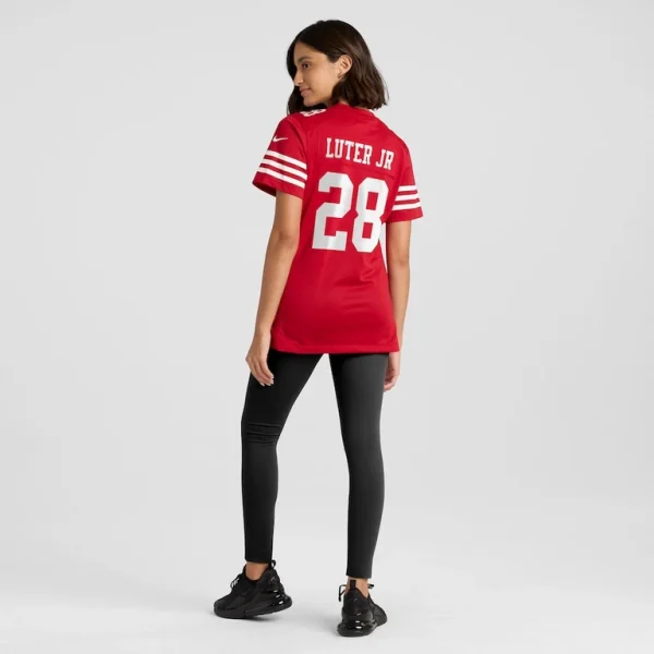 Darrell luter jr. san francisco 49ers nike womens game jersey Scarlet 2XL