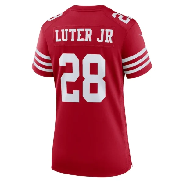 Darrell luter jr. san francisco 49ers nike womens game jersey Scarlet L