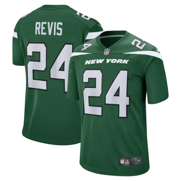 Darrelle revis new york jets nike retired player game jersey Gotham green