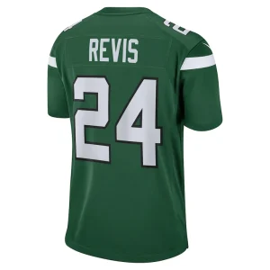Darrelle revis new york jets nike retired player game jersey Gotham green L