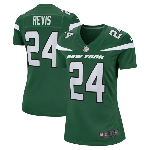 Darrelle revis new york jets nike womens retired player game jersey Gotham green