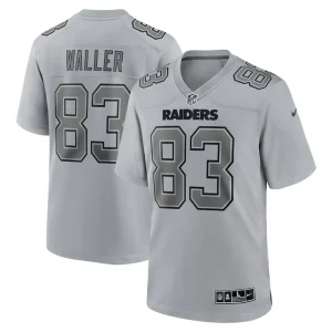 Darren waller las vegas raiders nike atmosphere fashion game jersey Gray